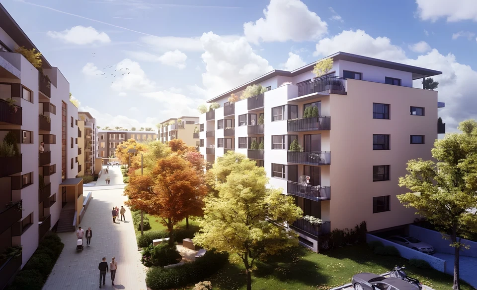 Rezidence Na Plachtě Hradec Králové — hlavní pohled
