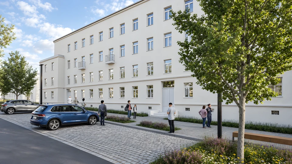 Revitalizace Tyršova náměstí Chrudim — pohled 2